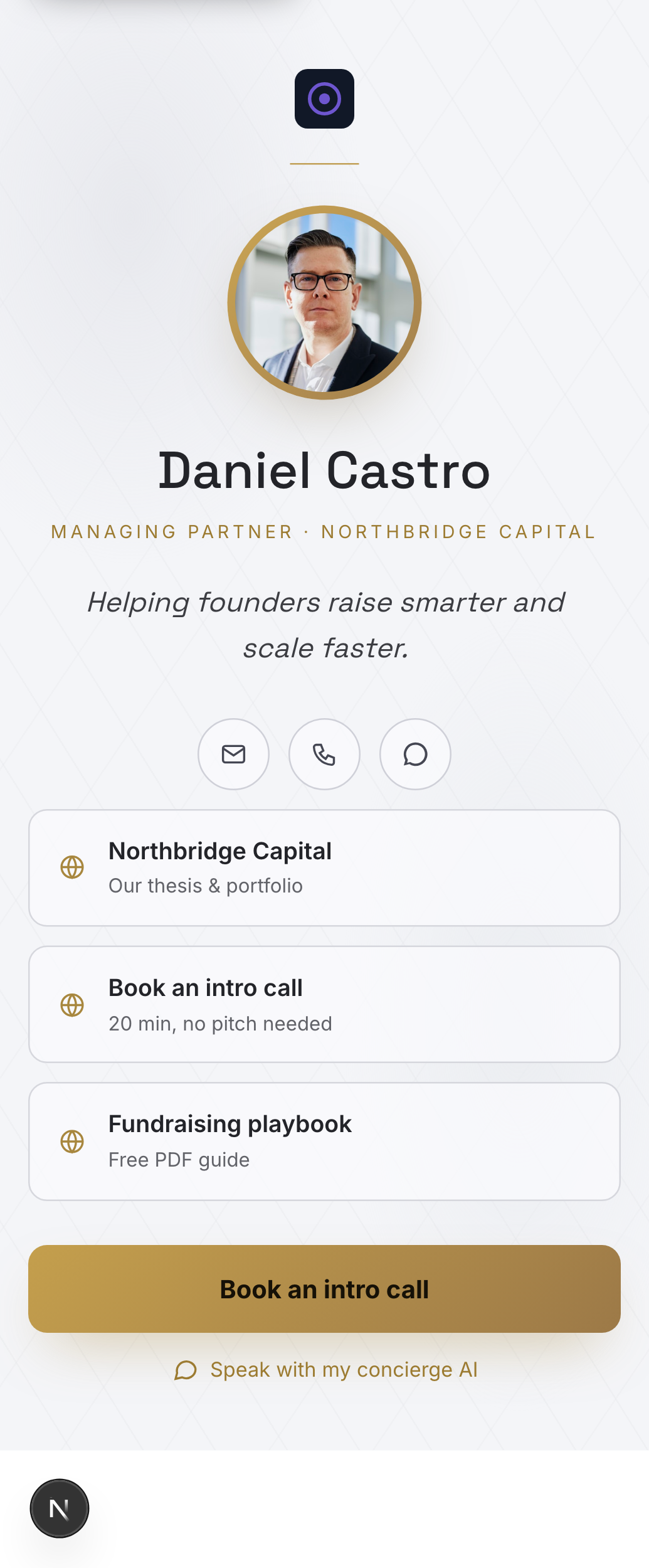 marble gold digital business card design